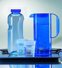 angepasste Wassermenge für Becher, Glas, Karaffe/Wasserkrug